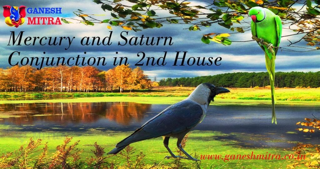 Mercury & Saturn conjunction in 2nd house